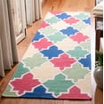 thumbnail image 1 of Safavieh Dhurries Wystan Geometric Runner Rug, Blue/Multi, 2'6" x 8', 1 of 10