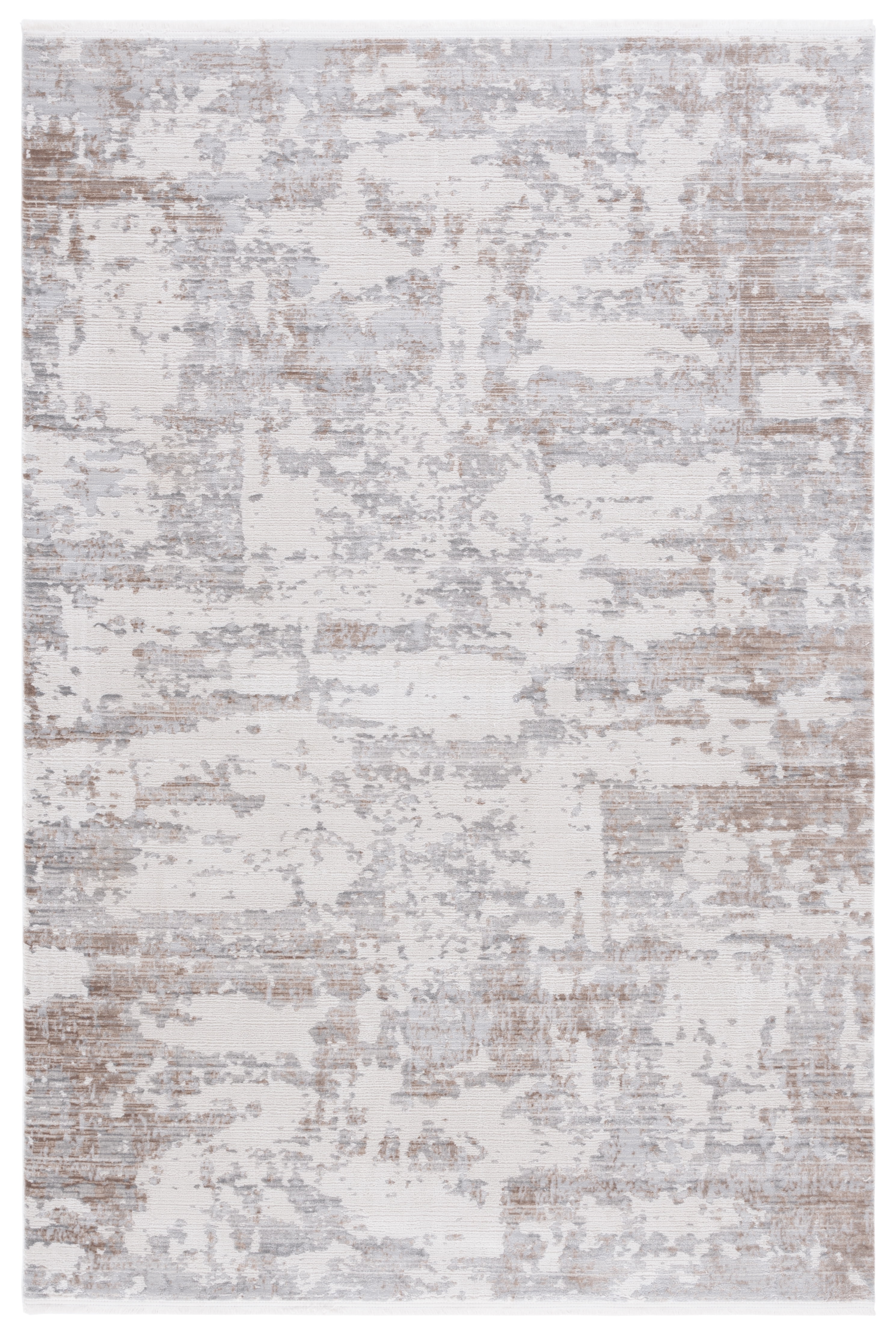 Polyester Blend Rug SAFAVIEH Diamond Marshall Distressed Polyester Area Rug, Beige/Brown, 4 ...