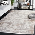thumbnail image 1 of Safavieh Diamond Marshall Distressed Polyester Area Rug, Beige/Brown, 4' x 6', 1 of 6