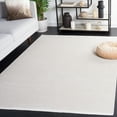 thumbnail image 1 of Safavieh Diamond Varvara Solid Polyester Area Rug, Ivory/Beige, 5'3" x 7'6", 1 of 11