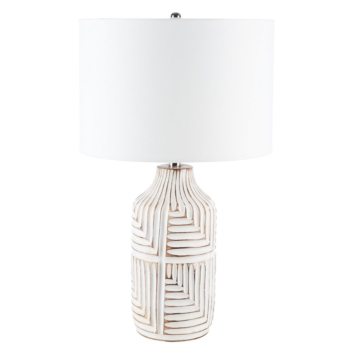 SAFAVIEH Dione 26 in. Ancient Craftsmanship Table Lamp, Ivory