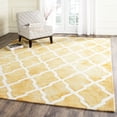 thumbnail image 1 of Safavieh Dip Dye Altan Distressed Wool Area Rug, Gold/Ivory, 9' x 12', 1 of 7