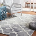 thumbnail image 1 of Safavieh Dip Dye Altan Distressed Wool Area Rug, Gray/Ivory, 4' x 6', 1 of 10