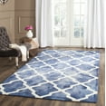 thumbnail image 1 of Safavieh Dip Dye Altan Distressed Wool Area Rug, Navy/Ivory, 5' x 8', 1 of 8