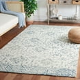 thumbnail image 1 of Safavieh Dip Dye Beranadette Floral Wool Area Rug, Blue/Ivory, 2'3" x 4', 1 of 11