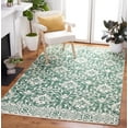 thumbnail image 1 of Safavieh Dip Dye Beranadette Floral Wool Area Rug, Dark Green/Ivory, 2'3" x 4', 1 of 11