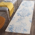 thumbnail image 1 of Safavieh Dip Dye Cadence Damask Wool Runner Rug, Beige/Blue, 2'3" x 8', 1 of 11