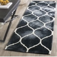 thumbnail image 1 of Safavieh Dip Dye Christabella Distressed Runner Rug, Graphite/Ivory, 2'3" x 6', 1 of 8