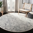 thumbnail image 1 of Safavieh Dip Dye Cyan Distressed Area Rug, Silver/Ivory, 7' x 7' Round, 1 of 7