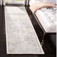 thumbnail image 1 of Safavieh Dip Dye Cyan Distressed Runner Rug, Silver/Ivory, 2'3" x 8', 1 of 6