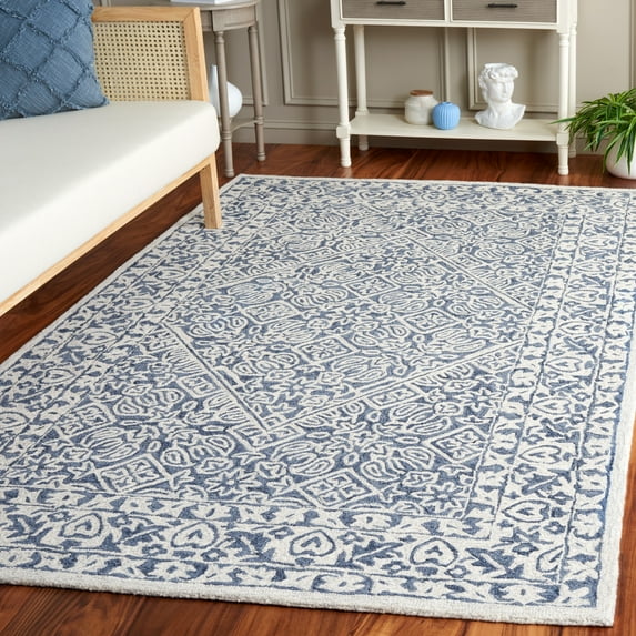 Safavieh Dip Dye Felicia Floral Area Rug, Blue/Ivory, 5' x 8'
