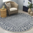 thumbnail image 1 of Safavieh Dip Dye Felicia Floral Area Rug, Blue/Ivory, 7' x 7' Round, 1 of 10