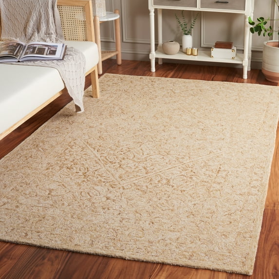Safavieh Dip Dye Felicia Floral Area Rug, Gold/Ivory, 4' x 6'