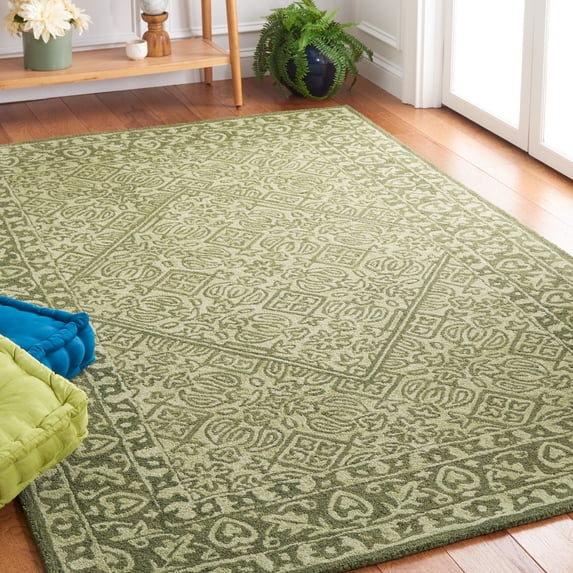 Safavieh Dip Dye Felicia Floral Area Rug, Green, 6' x 9'