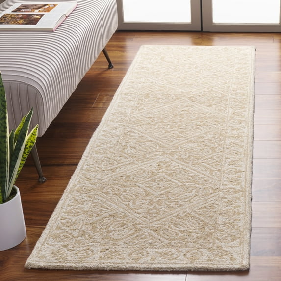 Safavieh Dip Dye Felicia Floral Runner Rug, Beige/Ivory, 2'3" x 8'