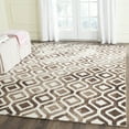 thumbnail image 1 of Safavieh Dip Dye Frigg Distressed Area Rug, Ivory/Chocolate, 9' x 12', 1 of 7