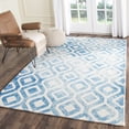 thumbnail image 1 of Safavieh Dip Dye Frigg Distressed Area Rug, Ivory/Blue, 2' x 3', 1 of 7