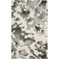 thumbnail image 1 of SAFAVIEH Dip Dye Jennie Distressed Wool Area Rug, Beige/Charcoal, 5' x 8', 1 of 12