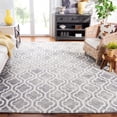 thumbnail image 1 of Safavieh Dip Dye Jolyon Geometric Wool Area Rug, Gray/Ivory, 9' x 12', 1 of 13