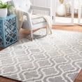 thumbnail image 1 of Safavieh Dip Dye Jolyon Geometric Wool Area Rug, Gray/Ivory, 2'6" x 4', 1 of 13