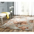 thumbnail image 1 of Safavieh Dip Dye Kayla Distressed Wool Area Rug, Gray/Beige, 6' x 9', 1 of 7