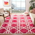 thumbnail image 1 of Safavieh Dip Dye Kuzman Geometric Wool Area Rug, Ivory/Red, 2' x 3', 1 of 6