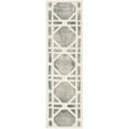 thumbnail image 1 of SAFAVIEH Dip Dye Kuzman Geometric Wool Runner Rug, Ivory/Grey, 2'3" x 12', 1 of 3