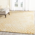 thumbnail image 1 of Safavieh Dip Dye Lairos Distressed Wool Area Rug, Gold/Ivory, 8' x 10', 1 of 8
