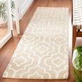 thumbnail image 1 of Safavieh Dip Dye Lairos Distressed Wool Runner Rug, Beige/Ivory, 2'3" x 6', 1 of 11