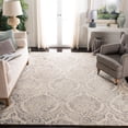 thumbnail image 1 of Safavieh Dip Dye Langdon Distressed Area Rug, Silver/Ivory, 7' x 7' Square, 1 of 6