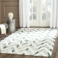 thumbnail image 1 of Safavieh Dip Dye Lara Distressed Wool Area Rug, Ivory/Gray, 2' x 3', 1 of 7