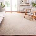 thumbnail image 1 of Safavieh Dip Dye Leighton Geometric Wool Area Rug, Beige/Ivory, 8' x 10', 1 of 12