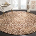 thumbnail image 1 of Safavieh Dip Dye Riagan Floral Area Rug, Copper/Beige, 7' x 7' Round, 1 of 8