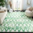 thumbnail image 1 of Safavieh Dip Dye Rosanne Distressed Area Rug, Ivory/Green, 8' x 10', 1 of 7