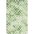 thumbnail image 1 of SAFAVIEH Dip Dye Seanna Distressed Area Rug, Green/Ivory, 5' x 8', 1 of 3