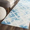 thumbnail image 1 of Safavieh Dip Dye Seanna Distressed Runner Rug, Blue/Ivory, 2'3" x 8', 1 of 7