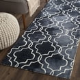 thumbnail image 1 of Safavieh Dip Dye Shelagh Geometric Runner Rug, Graphite/Ivory, 2'3" x 6', 1 of 7