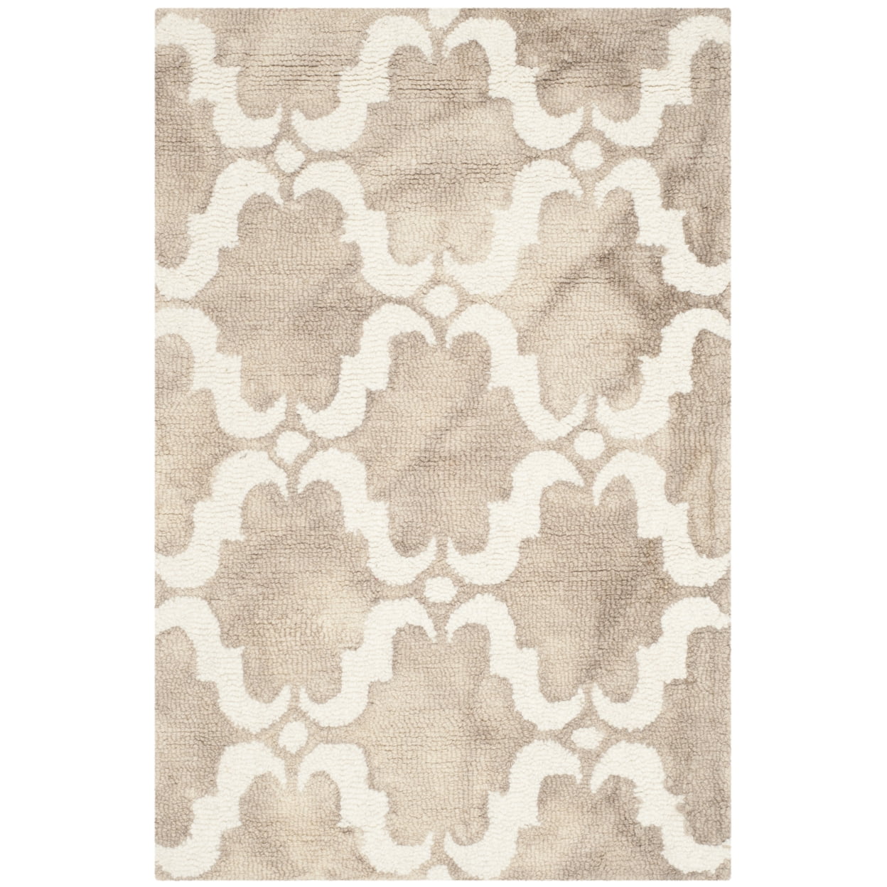 Ivory Whisper Hand-Tufted Wool 2' x 3' Rectangular Rug