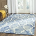 thumbnail image 1 of Safavieh Dip Dye Talbot Distressed Wool Area Rug, Blue/Ivory, 2'6" x 4', 1 of 9