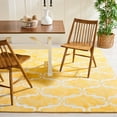 thumbnail image 1 of Safavieh Dip Dye Talbot Distressed Wool Area Rug, Gold/Ivory, 9' x 12', 1 of 12