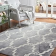 thumbnail image 1 of Safavieh Dip Dye Talbot Distressed Wool Area Rug, Gray/Ivory, 2'6" x 4', 1 of 12