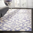 thumbnail image 1 of Safavieh Dip Dye Zowie Distressed Wool Area Rug, Ivory/Blue, 5' x 8', 1 of 8
