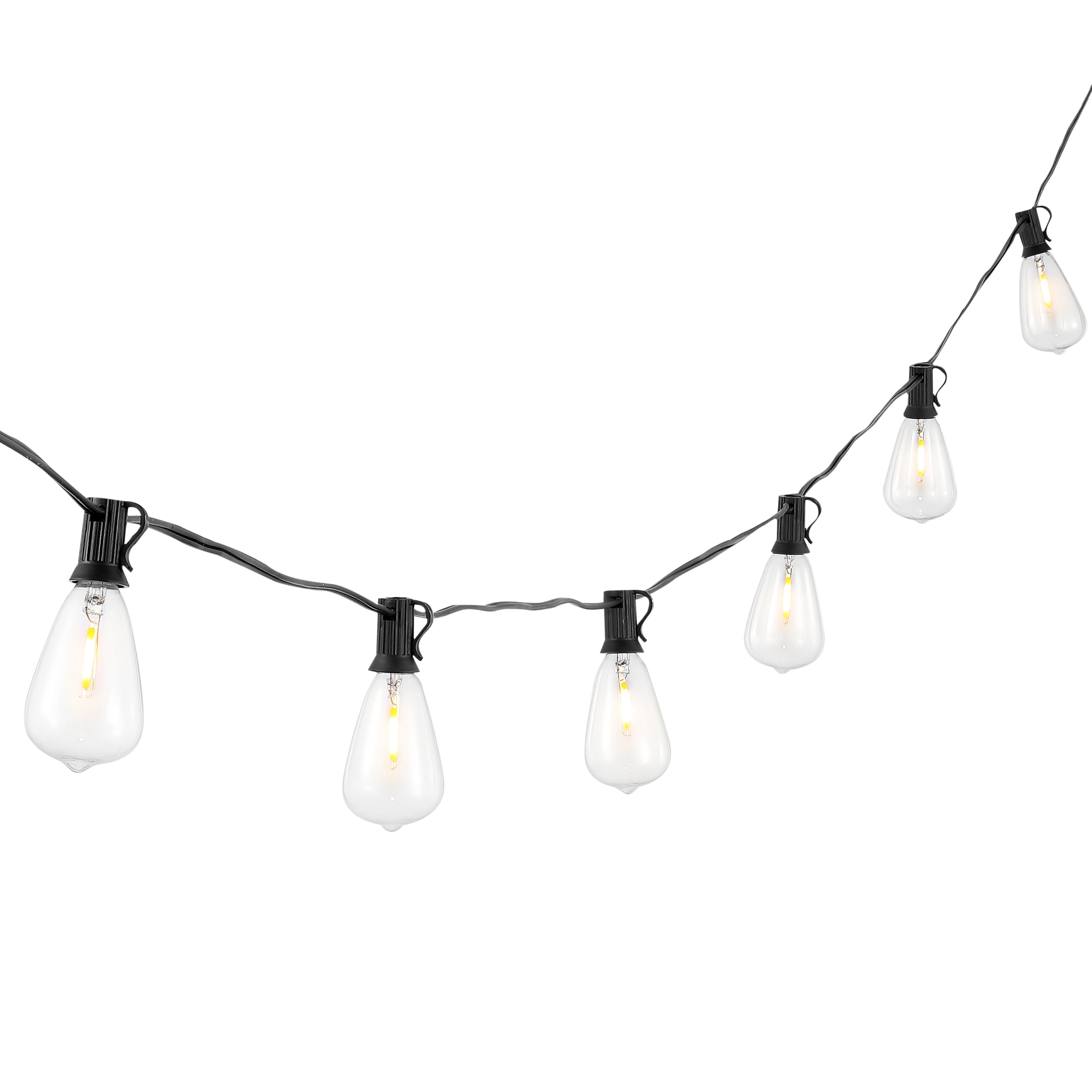 Dorcia Black 10-Foot LED Outdoor String Lights