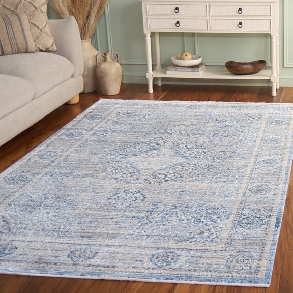 Safavieh Dream Avalon Floral Area Rug, Gray/Turquoise, 2'6" x 4'