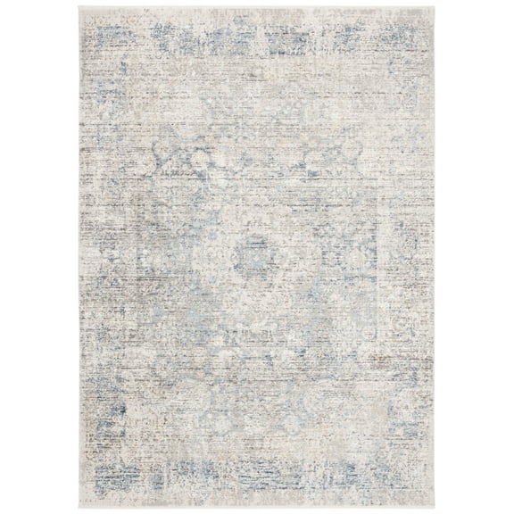 SAFAVIEH Dream Elisa Abstract Area Rug, Grey/Blue, 5' x 8'