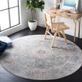 thumbnail image 1 of Safavieh Dream Elisa Abstract Area Rug, Gray/Blue, 6'7" x 6'7" Round, 1 of 10