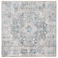 thumbnail image 1 of SAFAVIEH Dream Elisa Abstract Area Rug, Grey/Blue, 6'7" x 6'7" Square, 1 of 7