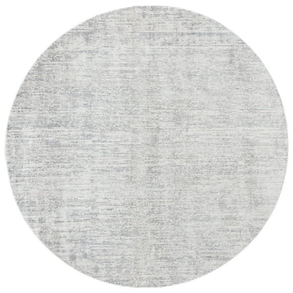 SAFAVIEH Dream Ethelyn Abstract Area Rug, Ivory/Grey, 6'7" x 6'7" Round