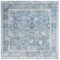 thumbnail image 1 of SAFAVIEH Dream Giles Floral Area Rug, Grey/Turquoise, 6'7" x 6'7" Square, 1 of 8