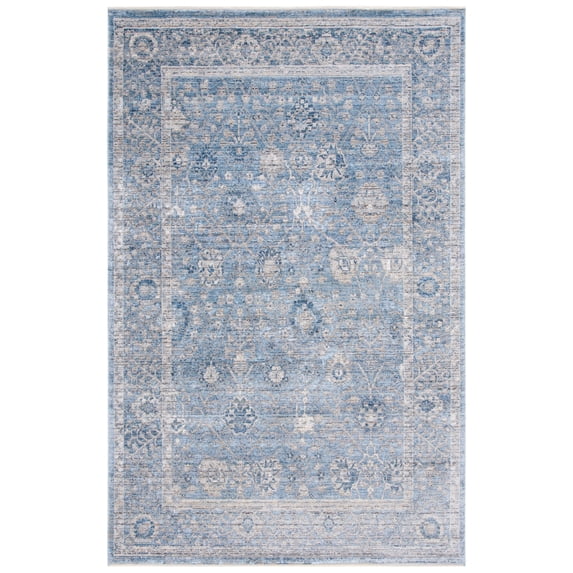 SAFAVIEH Dream Giles Floral Area Rug, Grey/Turquoise, 8' x 10'